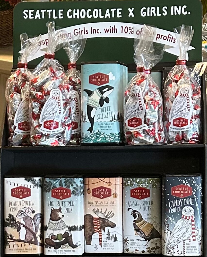 Seattle Chocolates Holiday Candy Bars
